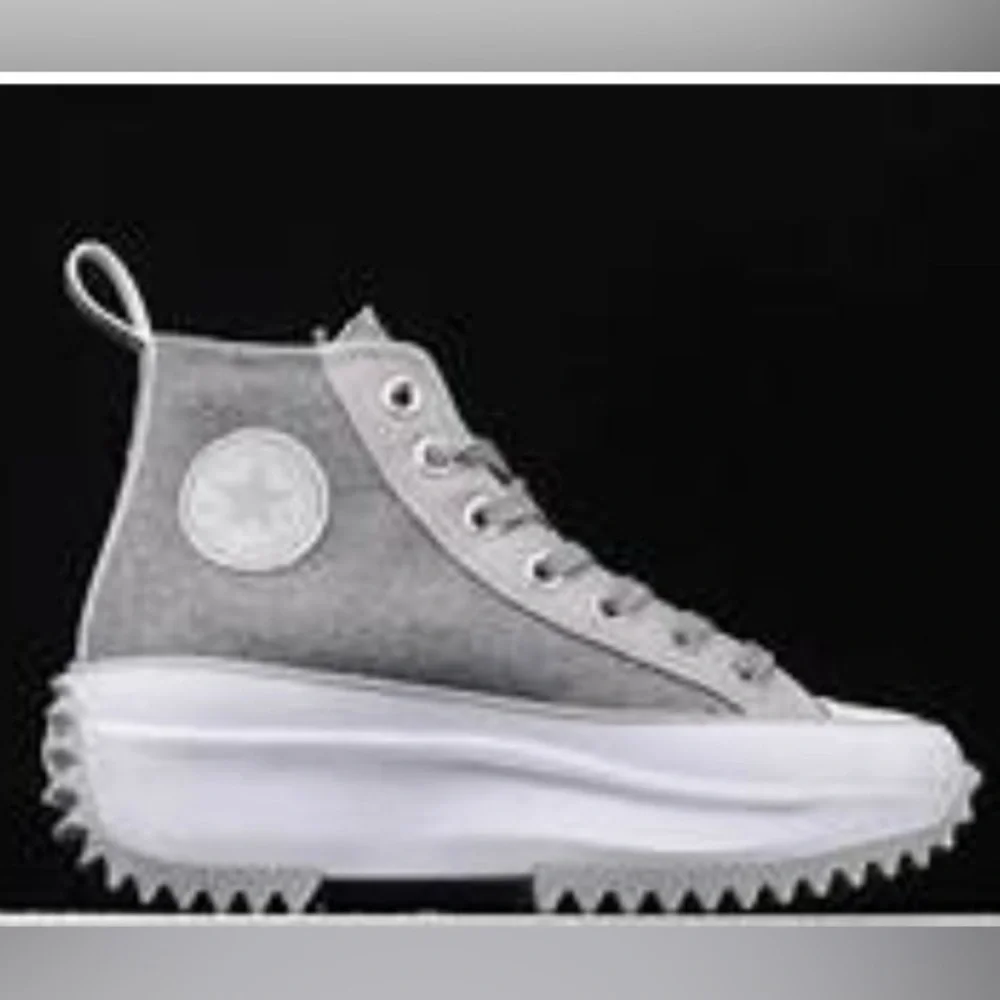 Converse Run Star Hike Chunky High Top Sneakers Unisex Womens 11 Mens 9.5 - Picture 2 of 16